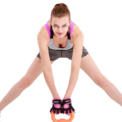 Rutschfeste Halbfinger-Sporthandschuhe